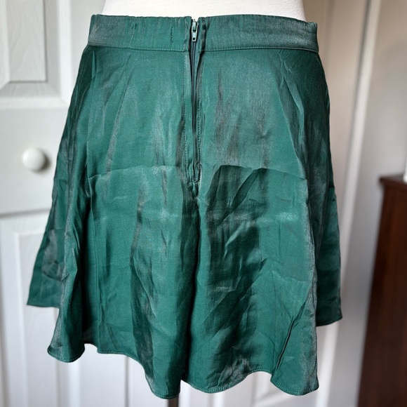 Altar'd State Emerald Skater Skirt - Picture 2 of 3